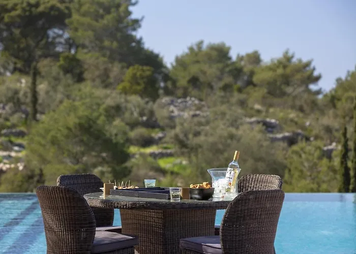 빌라 Borsa Secluded Retreat With Sea Views Gym Lefkáda