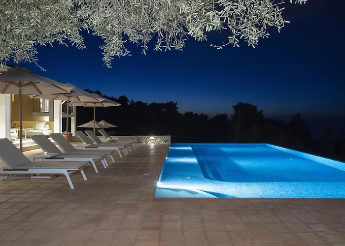 빌라 Borsa Secluded Retreat With Sea Views Gym Lefkáda